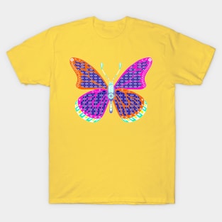 bullet with butterfly wings ecopop mandala cute art insect T-Shirt